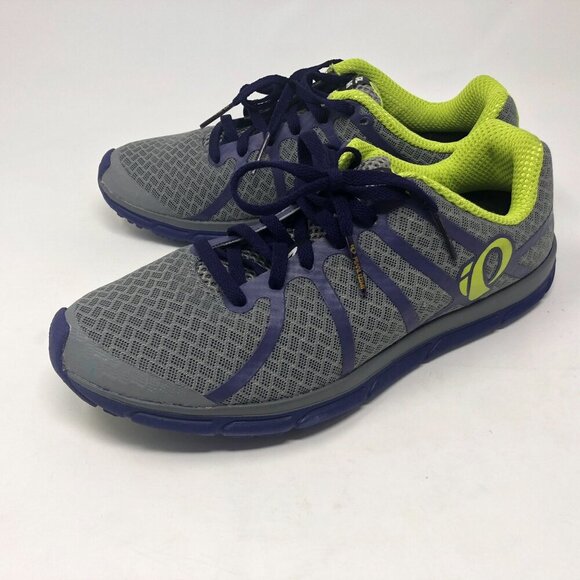 Pearl Izumi Womens Road N1 Running Shoes Gray Lime Purple Size 8 US - Picture 2 of 6